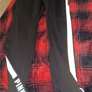 Black and White PINK Leggings